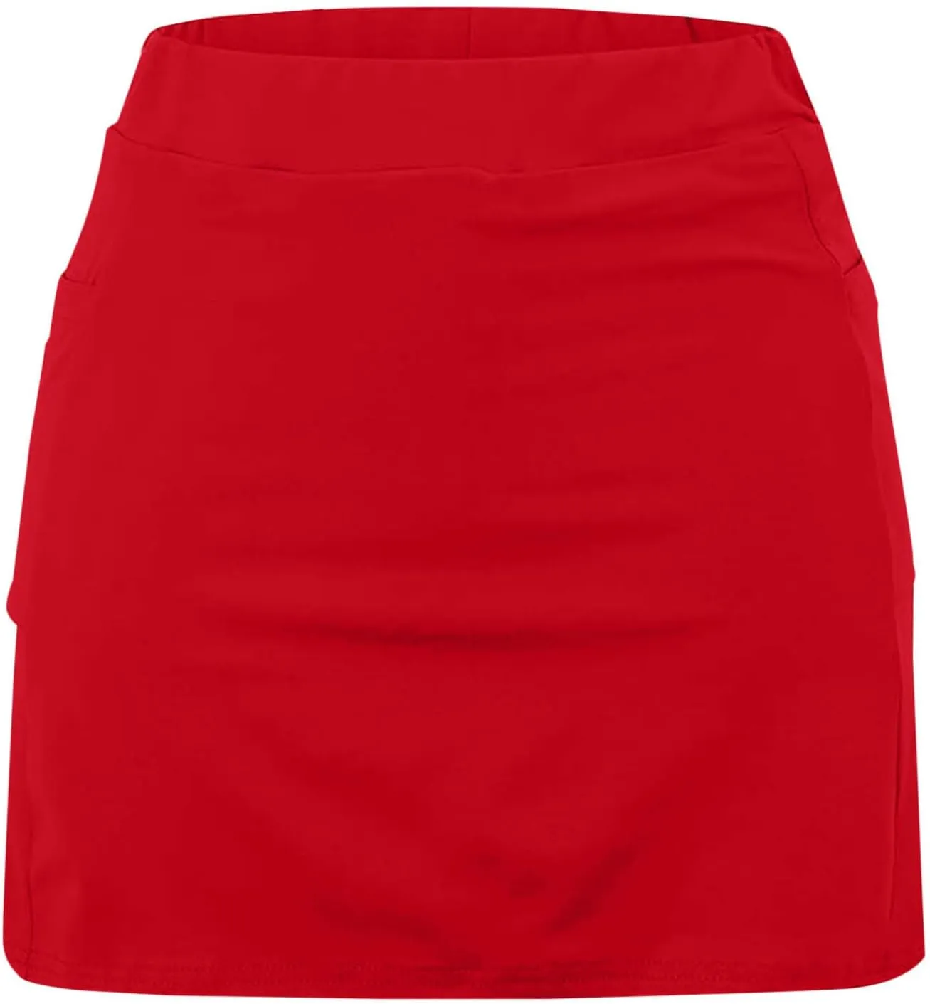 Womens Skorts with Pockets Tummy Control Plus Size Skorts High Waist Athletic Sports Pants Skirt Casual Shorts