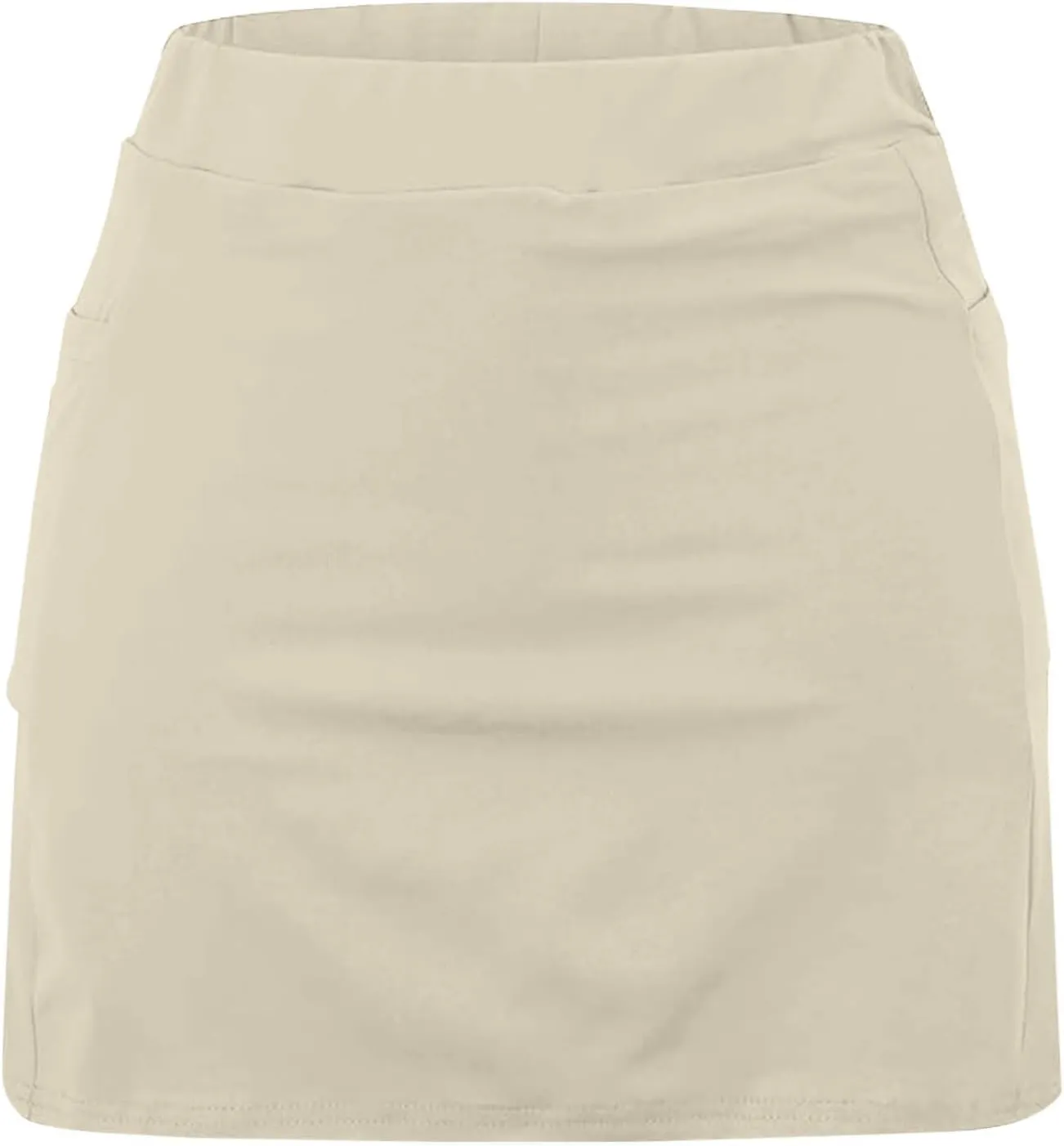 Womens Skorts with Pockets Tummy Control Plus Size Skorts High Waist Athletic Sports Pants Skirt Casual Shorts