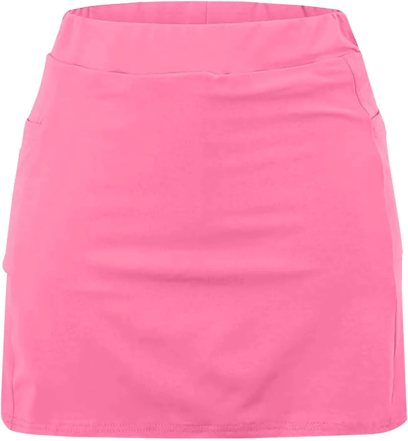 Womens Skorts with Pockets Tummy Control Plus Size Skorts High Waist Athletic Sports Pants Skirt Casual Shorts