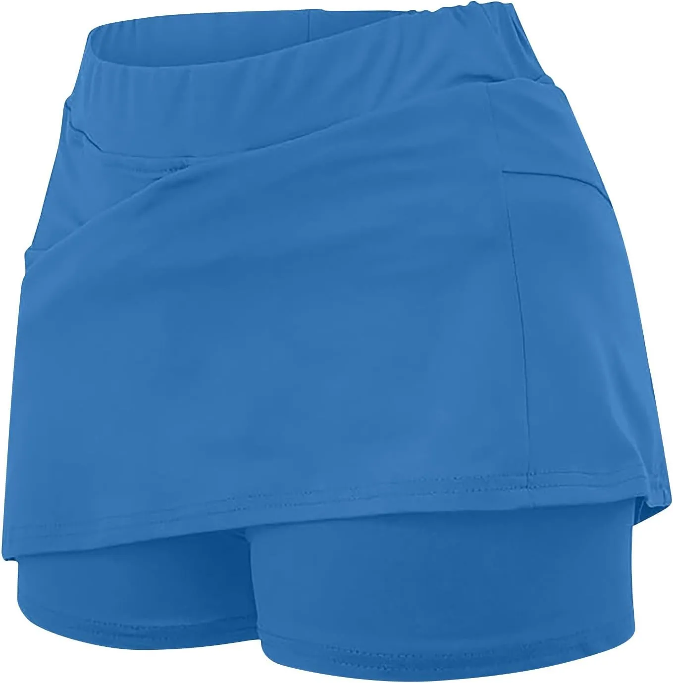 Women's Summer Skorts Shorts Shorts High Waist Plus Size Anti-Exposure Comfy Active Workout Running Short