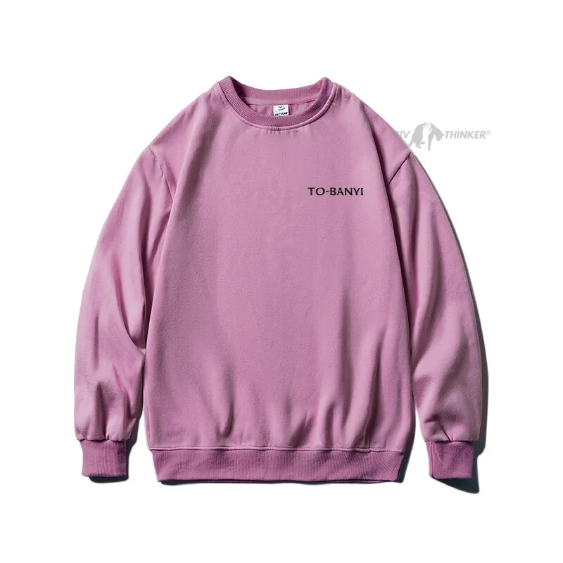 xiangtuibao Harajuku Men Casual Sweatshirts Oversized Autumn Winter Male O Neck Hoodies Korean Fashion Unisex Sport Pullovers