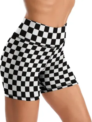 Yoga Shorts High Waisted Biker Shorts for Womens Athletic Running Workout