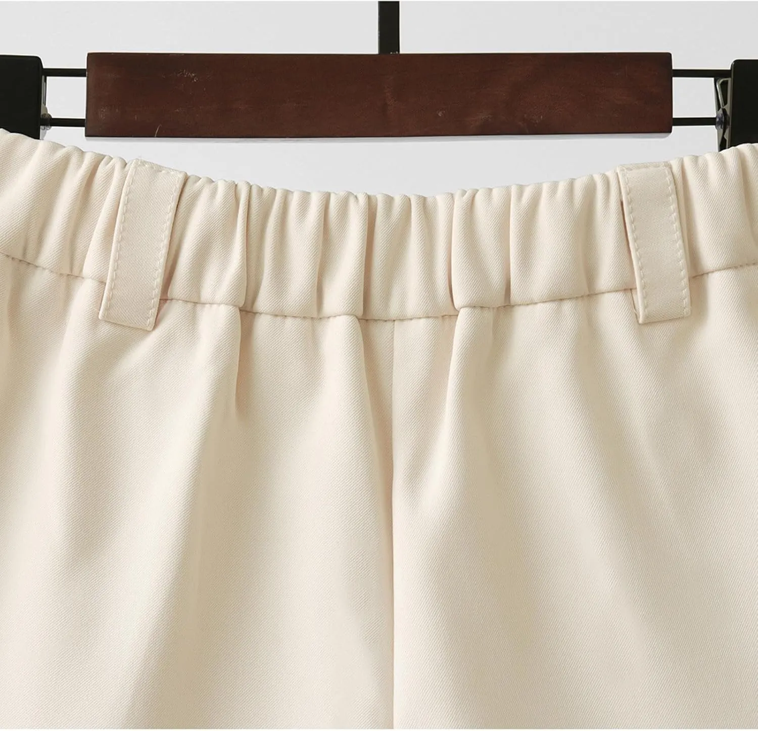 ZDRZK Trouser Shorts for Women High Waist Slim Wide Leg A-Line Business Shorts Elagant Outerwear Suit Casual Shorts Pants