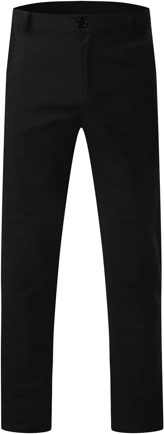 ZYXTIM Mens Work Chino Pants Slim Fit Tapered Cotton Fashion Business Casual Trousers Stertch Durable Ripstop Athletic Pants